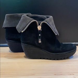 Fly London suede booties, 39